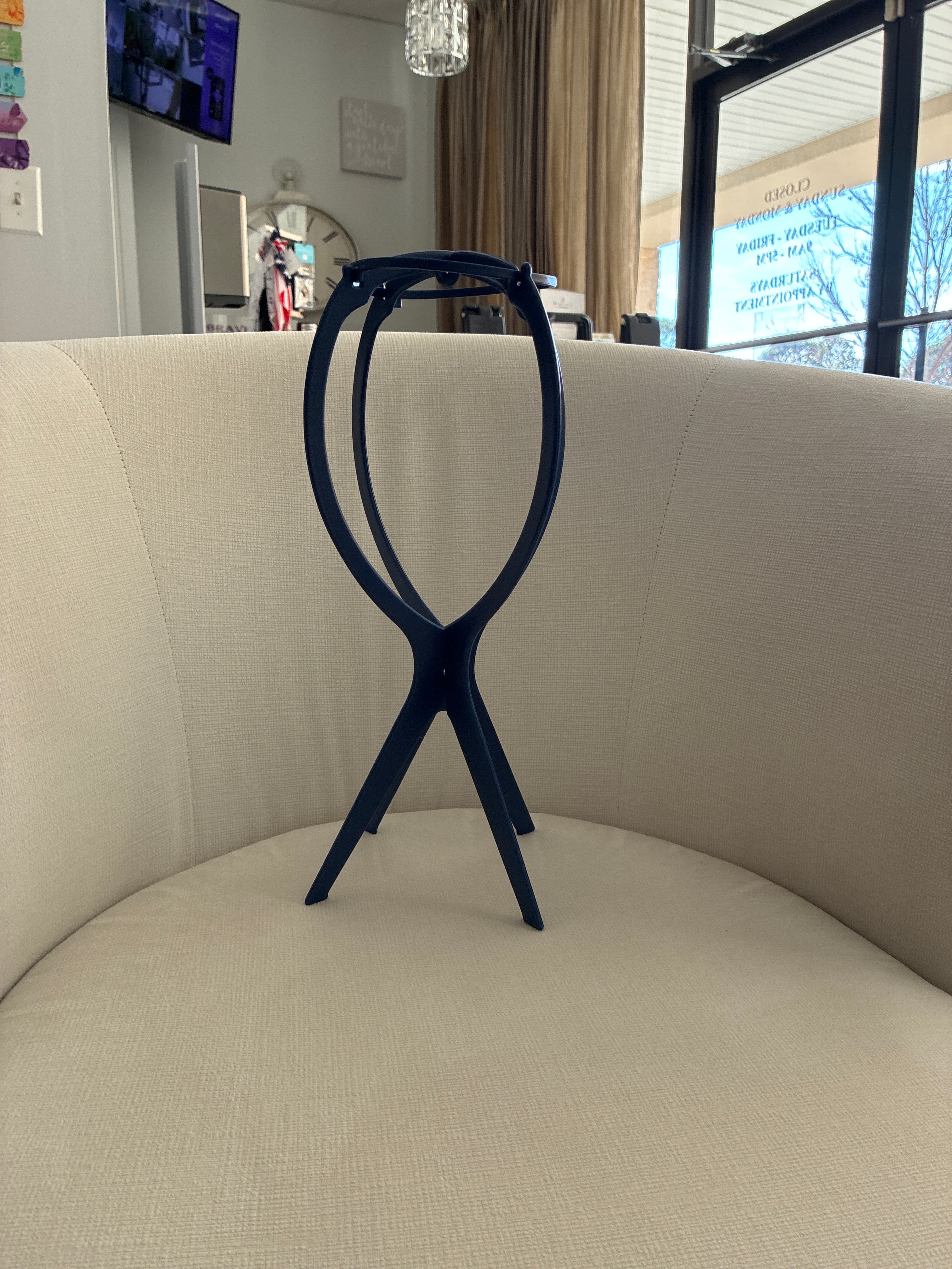 Wig stand  Blue