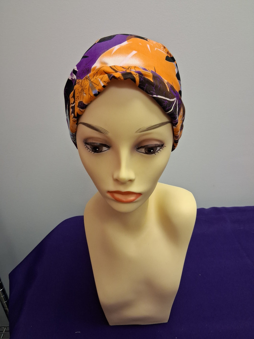TH/Pre-tied Scarf orange