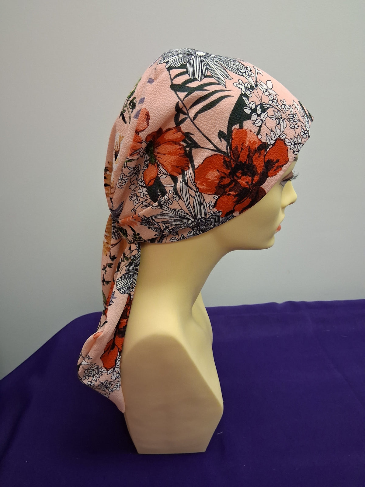 T/Scarf pink floral