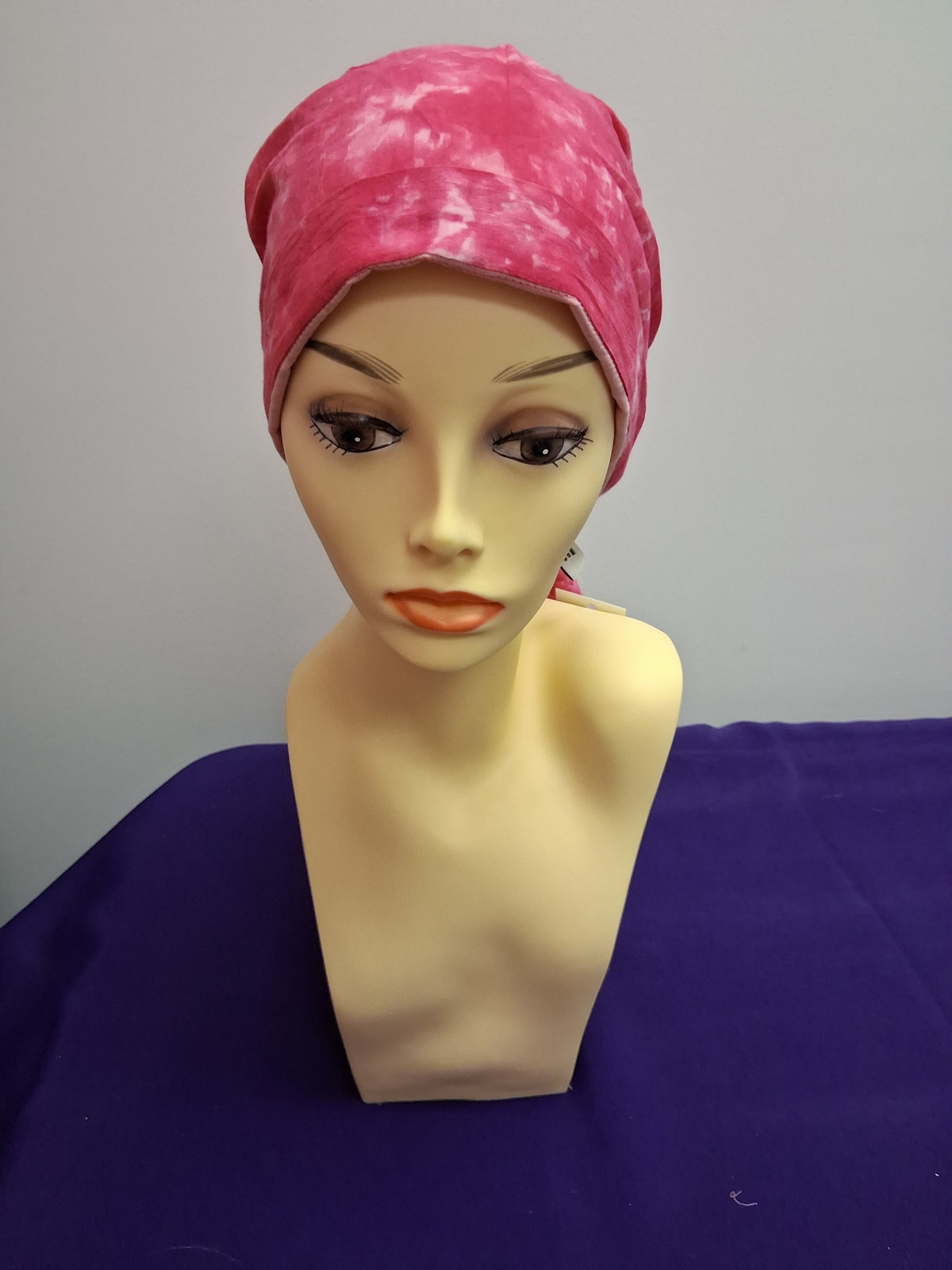TH/Pre-tied Scarf hot pink