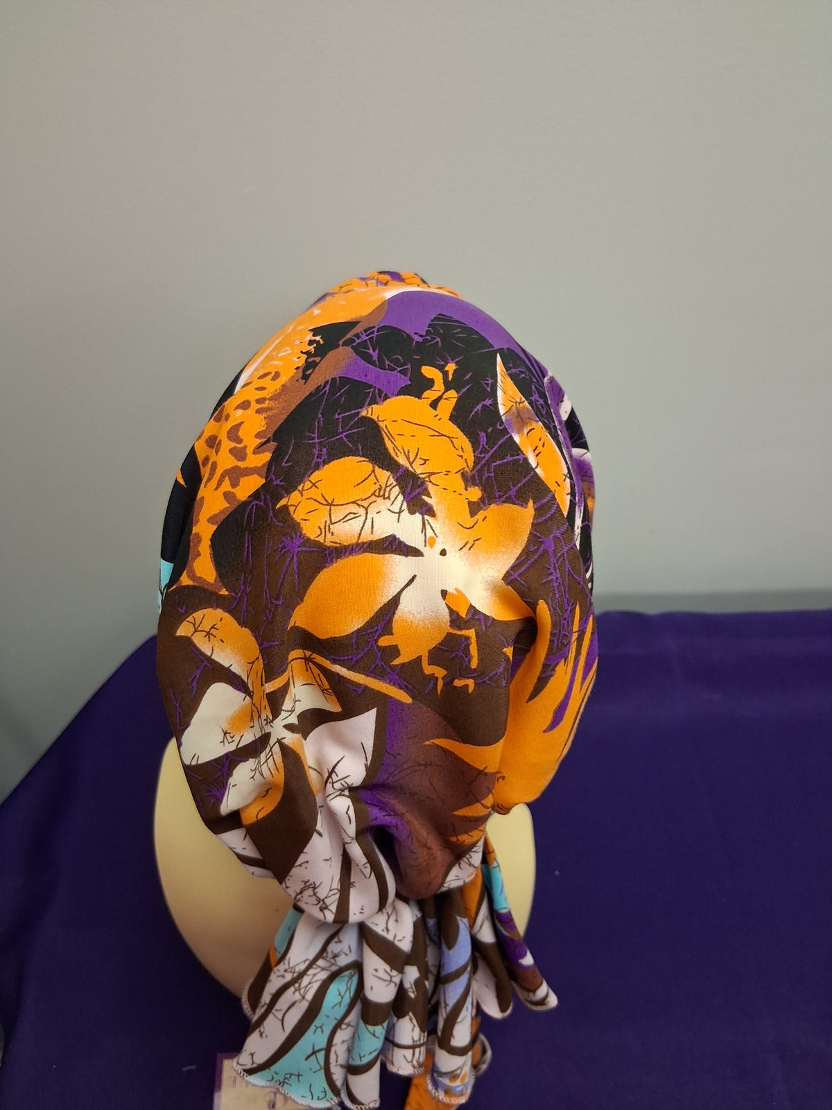 TH/Pre-tied Scarf orange