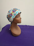 T/Scarf Blue Medallion