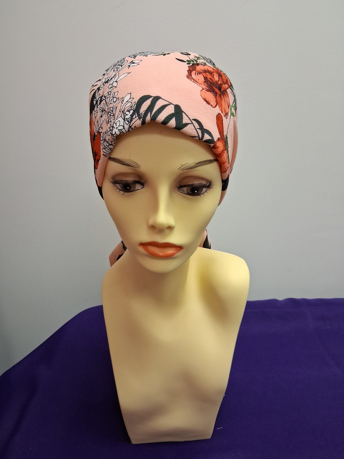 T/Scarf pink floral