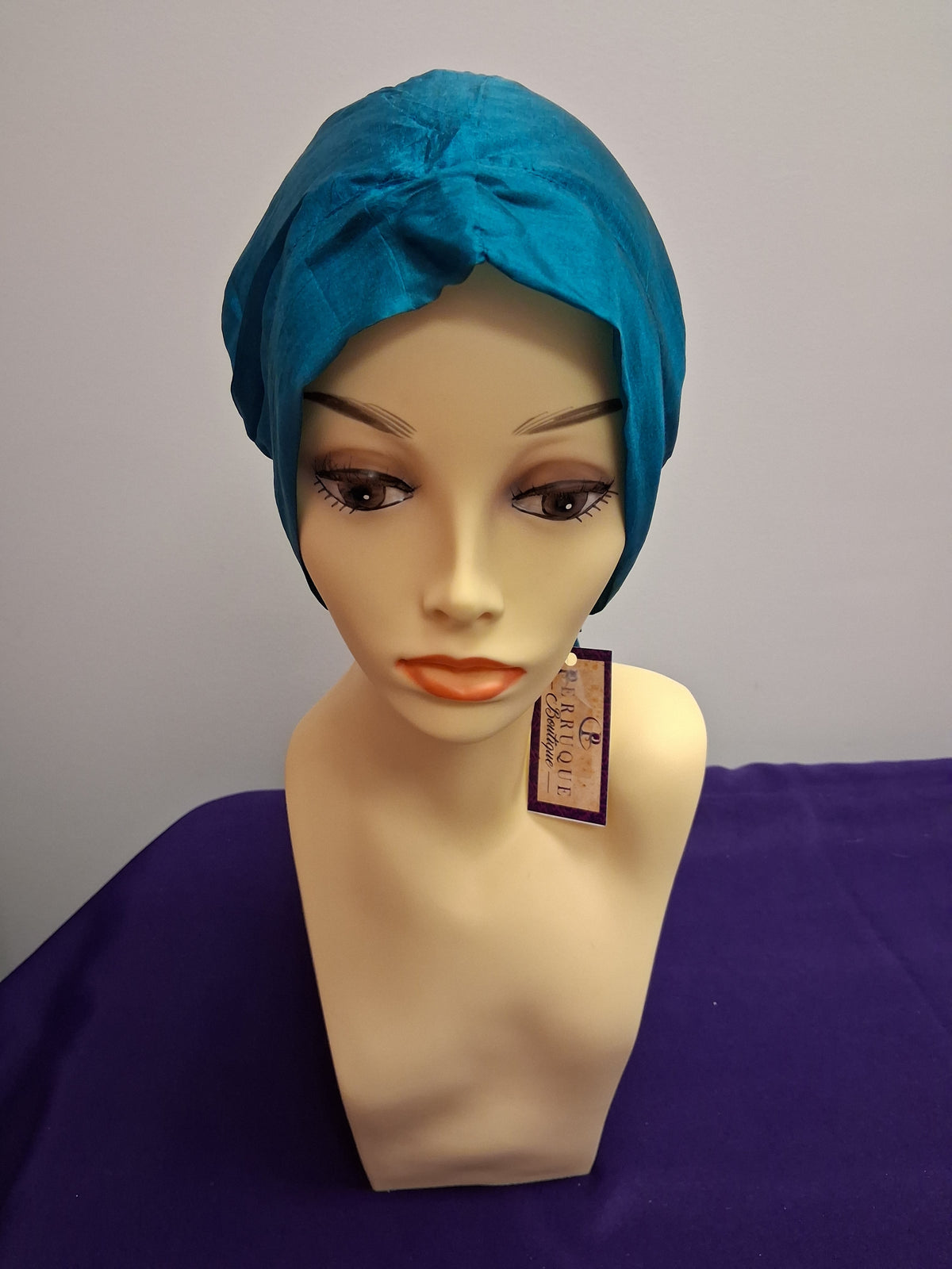 TH/Pre-tied Scarf teal