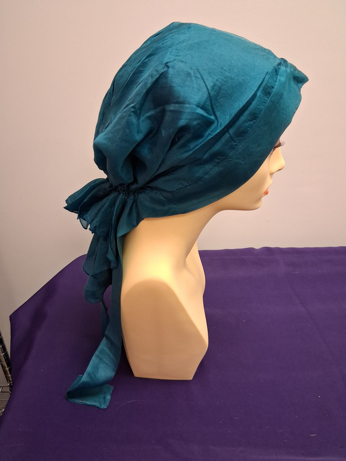 TH/Pre-tied Scarf teal