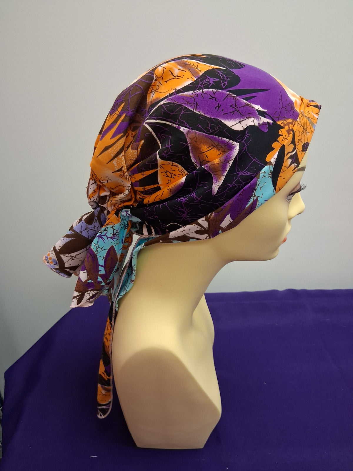 TH/Pre-tied Scarf orange