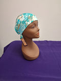 T/Ab Cap Floral Blue