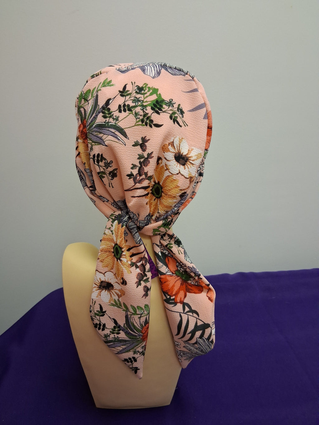 T/Scarf pink floral
