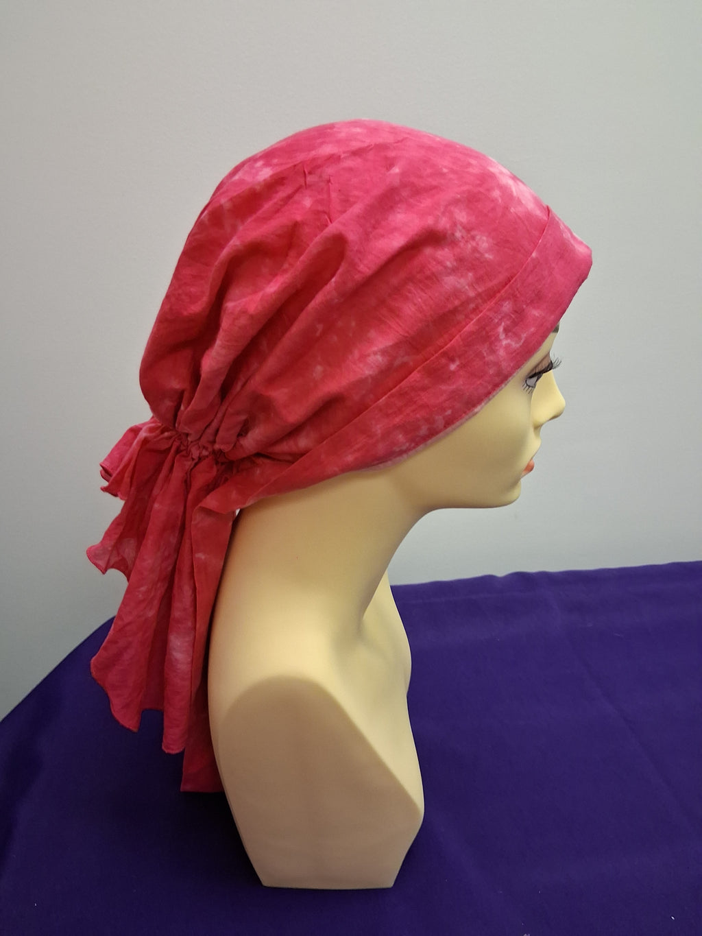 TH/Pre-tied Scarf hot pink